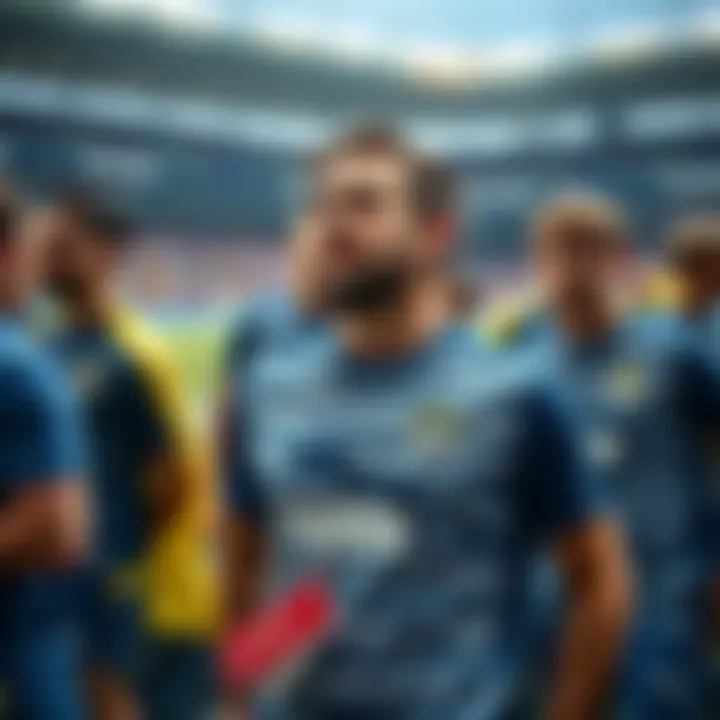 Fenerbahçe Supporters in Puma Attire Fenerbahçe fans wearing Puma shirts at a stadium