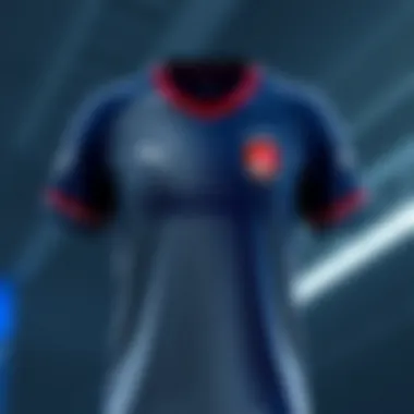 Stylish design of the Fenerbahçe 2023-2024 jersey.