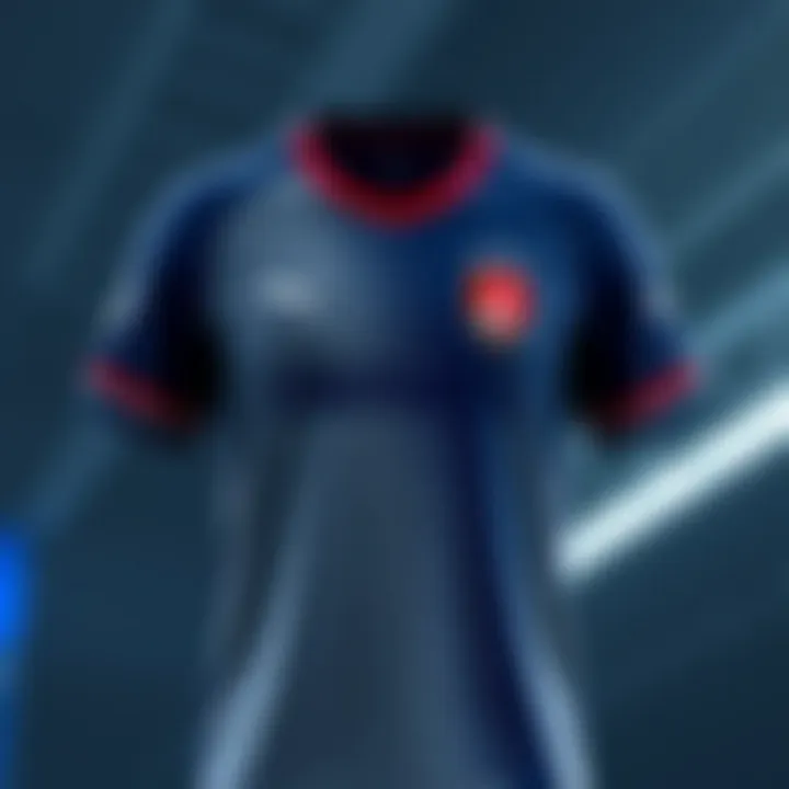 Stylish design of the Fenerbahçe 2023-2024 jersey.