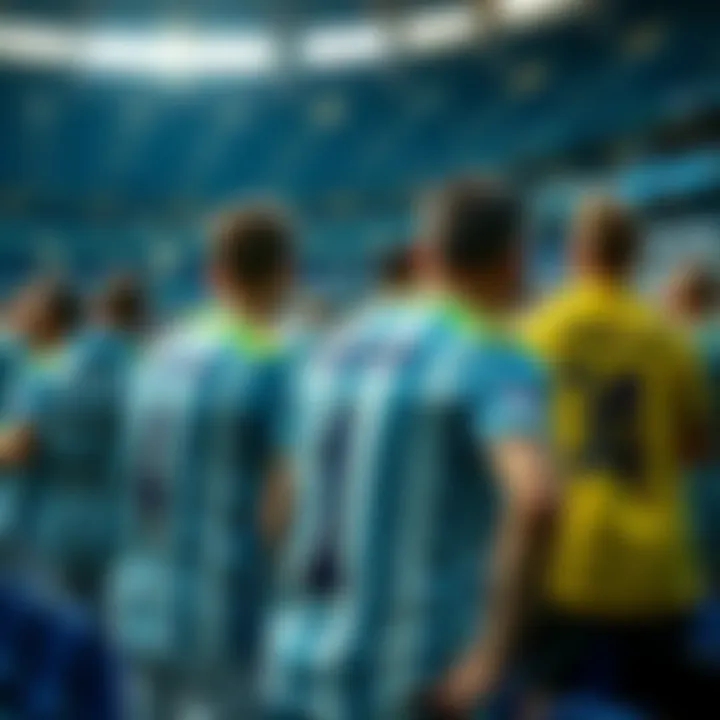 Fans wearing the new Fenerbahçe jersey in a stadium.