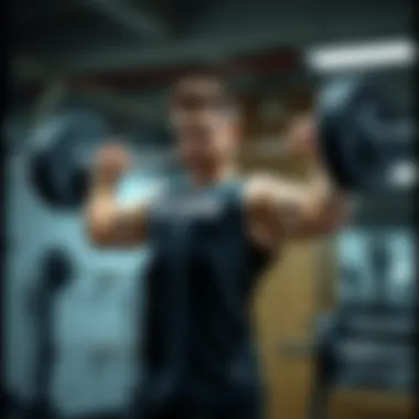 Barbell training session focusing on strength