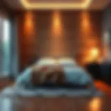 Promoting Relaxation for Healthy Sleep A serene bedroom setting promoting relaxation and sleep.