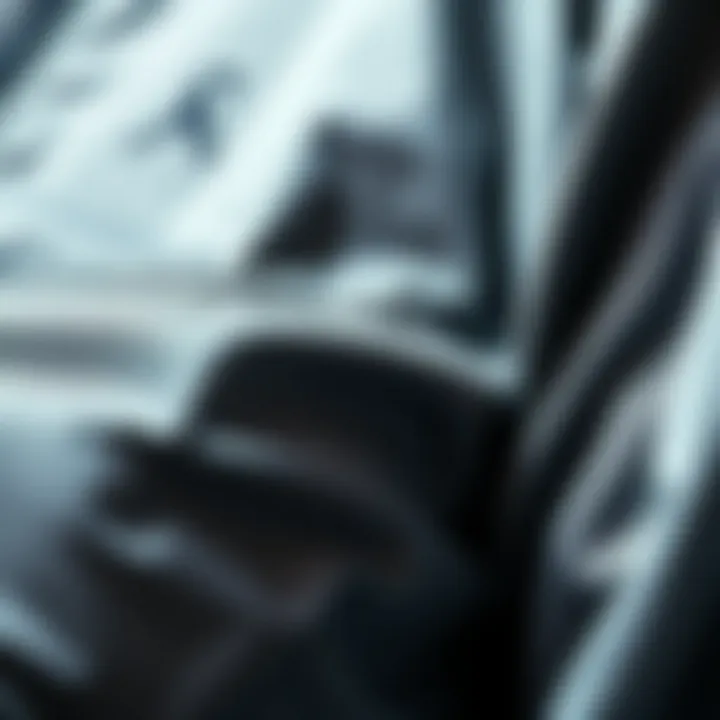 Detail of High-Performance Fabric Close-up of high-performance fabric used in racing jackets