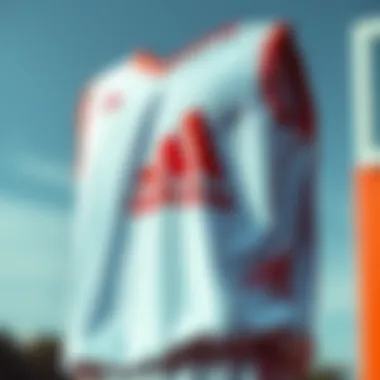 Dynamic basketball apparel showcasing Adidas branding