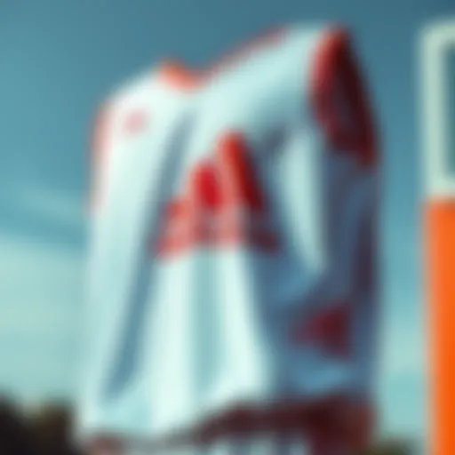 Dynamic Basketball Apparel Dynamic basketball apparel showcasing Adidas branding