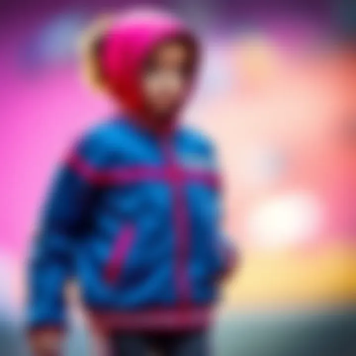 Stylish Hummel girls' jacket in a vibrant color