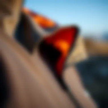 Close-up of Jack Wolfskin softshell fabric highlighting its innovative materials
