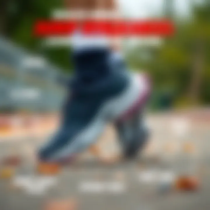 Benefits of Jump Walking Shoes illustrated through infographics