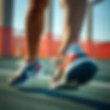 Athlete using Jump Walking Shoes during a workout