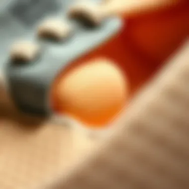 A close-up view of the cushioning and material showcasing comfort.