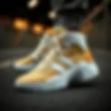 Modern Ankle-High Sneakers A stylish pair of ankle-high sneakers showcasing modern design.