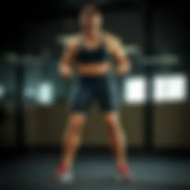 Proper form during hip lift exercise