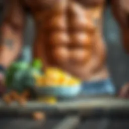 Nutritious foods for abdominal muscle development