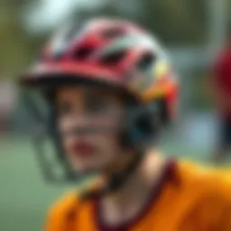 Diverse types of sports requiring helmets