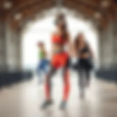 Fashion and Function: Styling Short Sports Leggings Fashionable short sports leggings paired with accessories