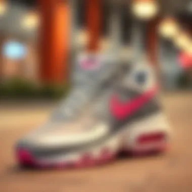 Fashionable Nike sneakers designed for girls