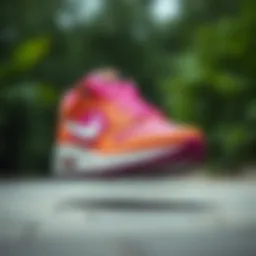 Stylish Nike shoes for girls showcasing vibrant colors