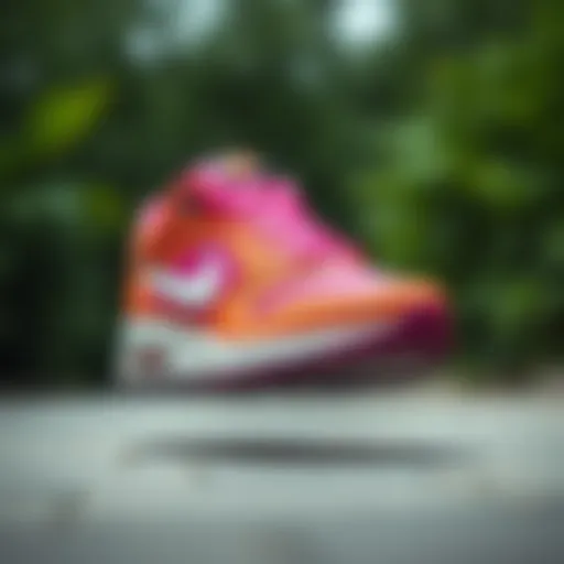 Stylish Nike shoes for girls showcasing vibrant colors