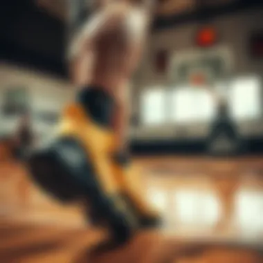 Athlete demonstrating the performance capabilities of Kyrie 7 Beyaz on the court.