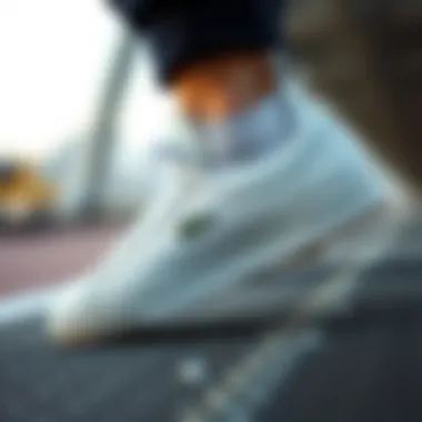 Comfortable Lacoste shoes for active boys