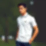 A stylish Lacoste polo shirt showcasing its iconic design.