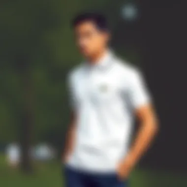 A stylish Lacoste polo shirt showcasing its iconic design.