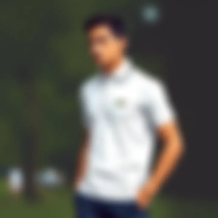 A stylish Lacoste polo shirt showcasing its iconic design.