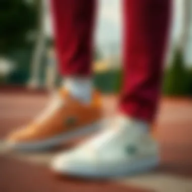 Fashionable outfit combinations with Lacoste Powercourt footwear