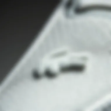 Close-up of Lacoste Powercourt material quality highlighting craftsmanship