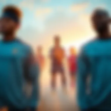 Dynamic Sportswear Collaboration Dynamic sportswear showcasing Manchester City and Puma collaboration