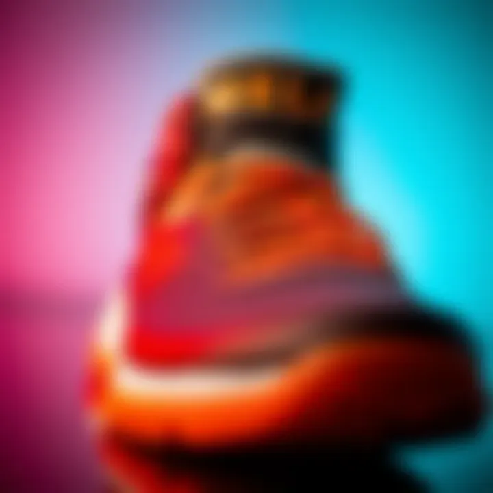 Technical Excellence: Features of Melo Basketball Shoes Close-up of the technical features of Melo basketball shoes