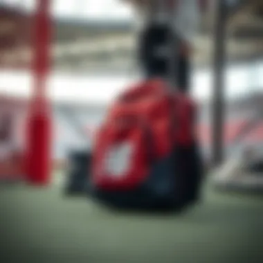 Functional features of New Balance bags in a sports setting