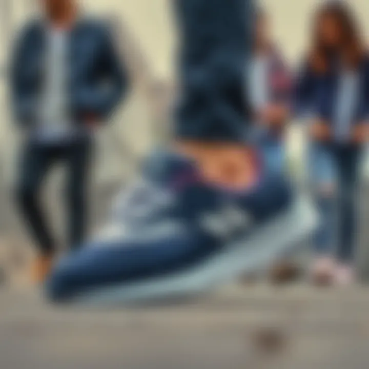 Stylish Outfit Combinations with New Balance Navy Shoes Stylish outfit combinations featuring New Balance navy shoes