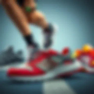 Diverse Styles for Every Athlete Various athletic shoes highlighting different styles