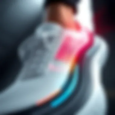 Cutting-Edge Technology in Footwear Close-up of innovative shoe technology features