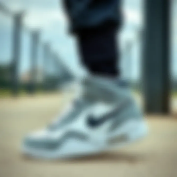 Fashion Forward: Styling with Nike Air Jordan Gri Beyaz Fashion pairing of Nike Air Jordan Gri Beyaz with sportswear