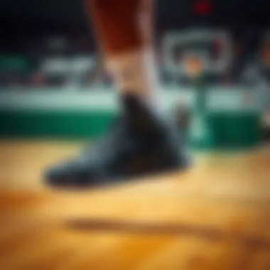 Nike Air Jordan Zion 1 in action on the court