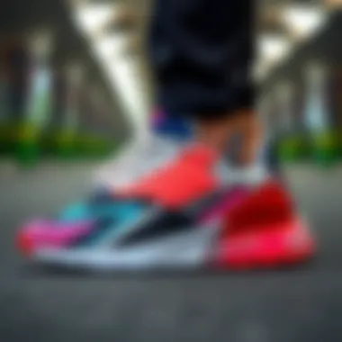 Variety of colorways available for the Nike Air Max 270