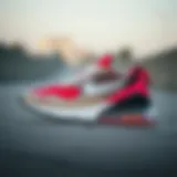 Sleek design of Nike Air Max 270 showcasing its unique silhouette