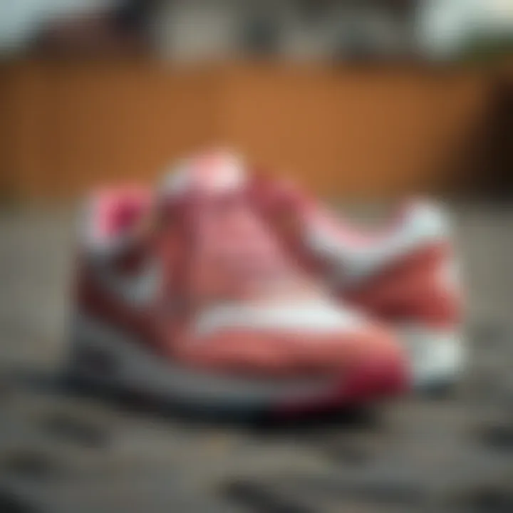 Design features of classic Nike Air Max sneakers highlighting unique elements