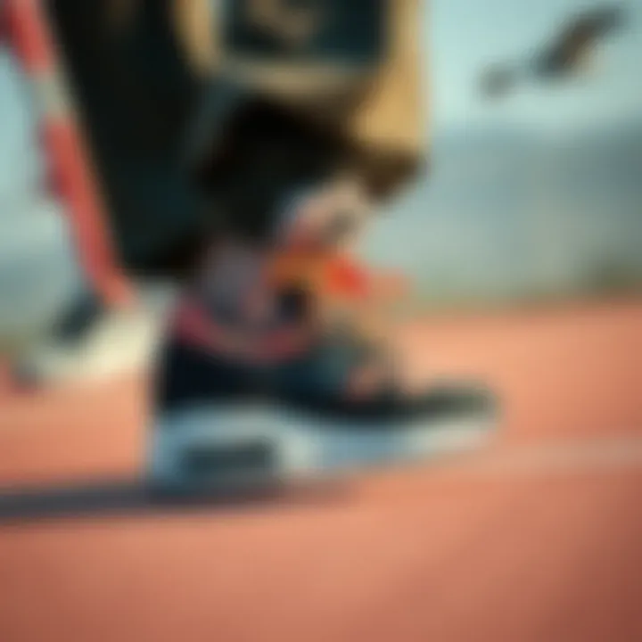 Performance analysis of older Nike Air Max models during athletic activities