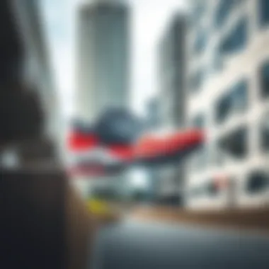 Nike Air Max Pulse Roam displayed in a modern urban environment.