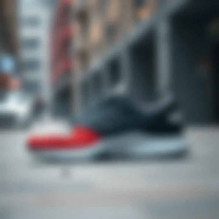 Urban Style of Nike Air Pulse Stylish presentation of Nike Air Pulse in urban setting