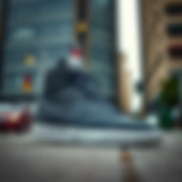 Nike Blazer Mid Siyah in an urban setting highlighting its versatility