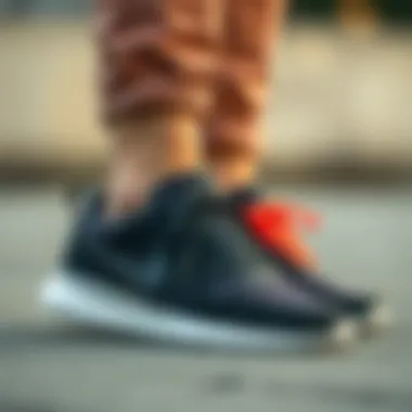 Stylish Nike flat shoes paired with casual outfits