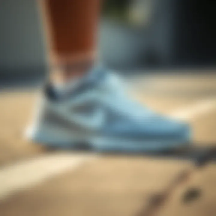 Elegant Nike flat shoes showcasing modern design