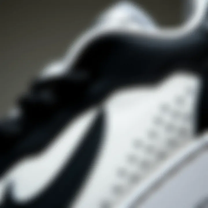 Close-up of a Nike shoe to highlight its quality materials and craftsmanship.