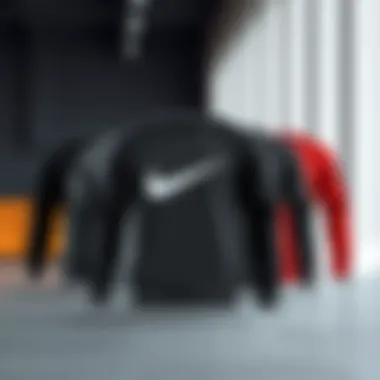 Different color variations of Nike Tech Fleece sweatshirt displayed