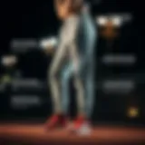 Stylish fleece pants showcasing design features