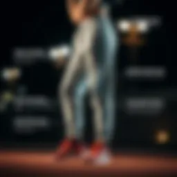 Stylish fleece pants showcasing design features